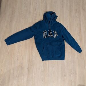 Vintage GAP Men's Deep Teal Sweater